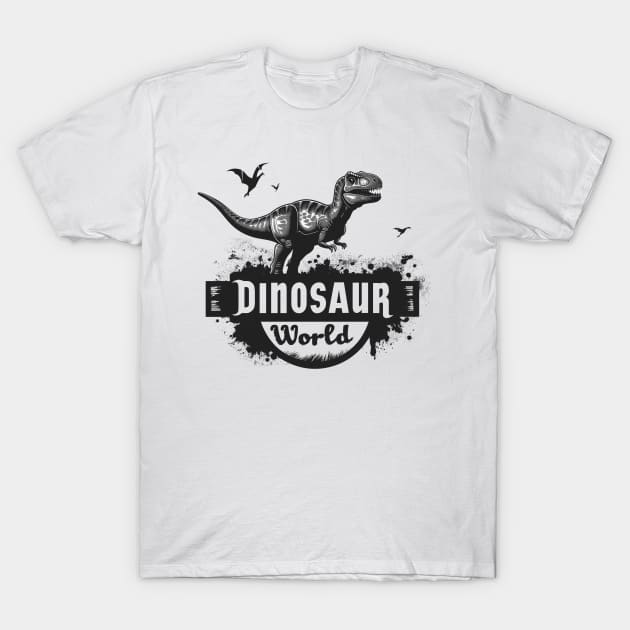 dinosaurs, ancient animals that ever existed in the world T-Shirt by ToonStickerShop